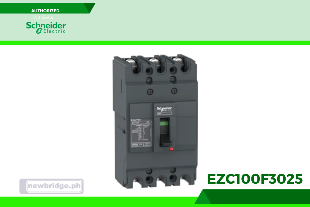 EZC100F3025 - Moulded Case Circuit Breaker 3Poles 25amps