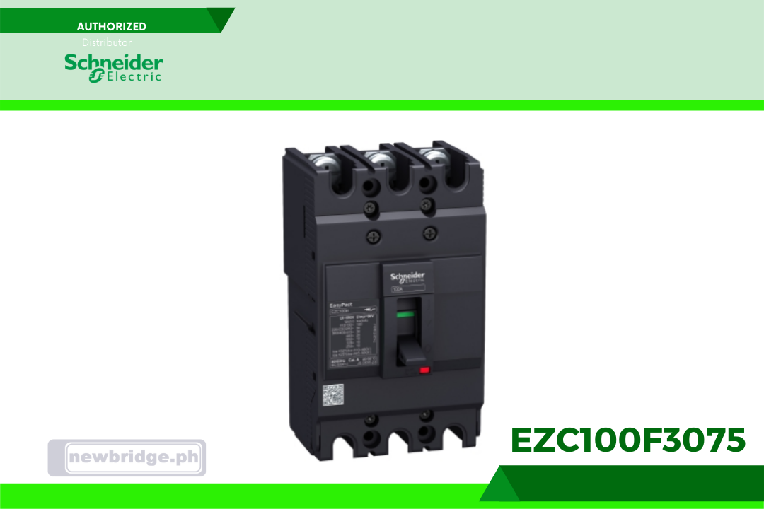 EZC100F3075 - Moulded Case Circuit Breaker 3Poles 75amps
