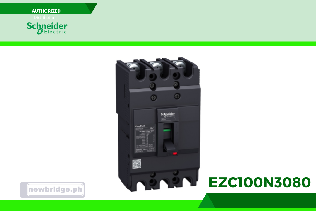EZC100N3080 - Moulded Case Circuit Breaker 3Poles 80amps