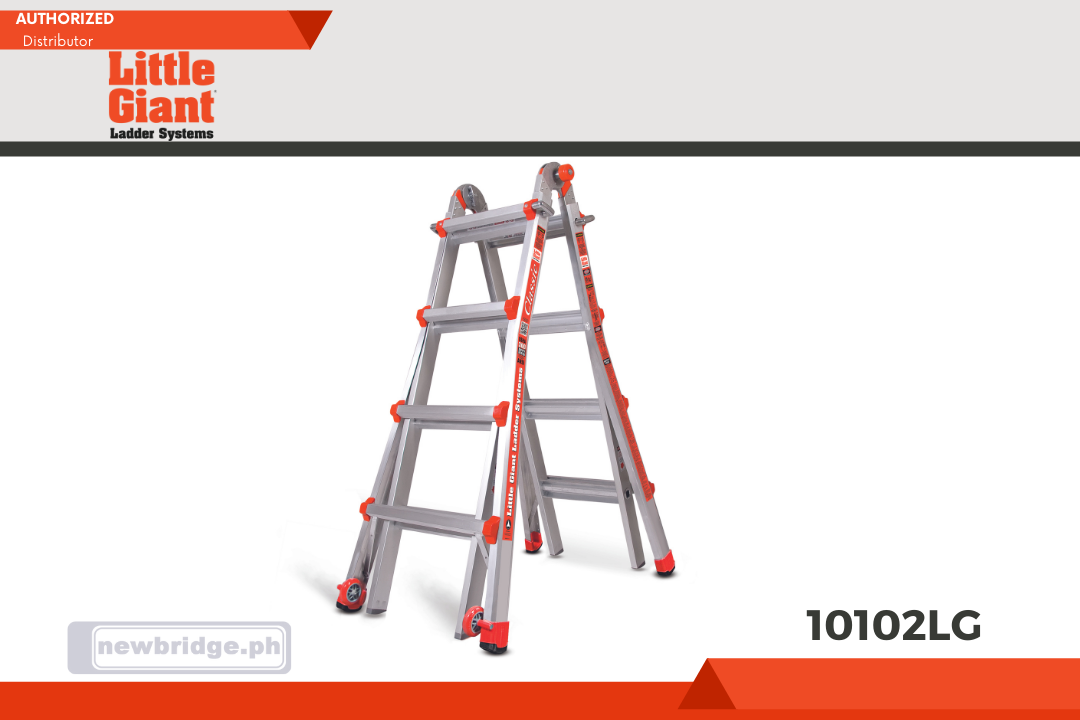 10102LG CLASSIC CLASSIC, Model 17 - ANSI Type IA - 300 lb Rated, Aluminum Articulated Extendable Ladder