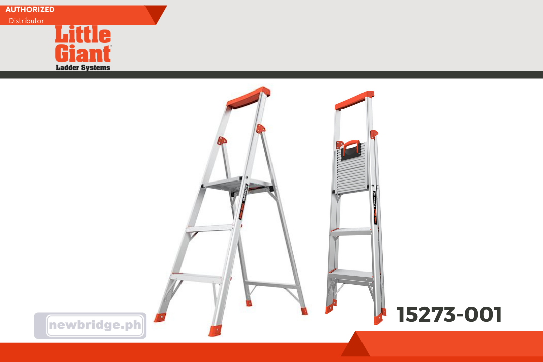 15273-001 FLIP-N-LITE FLIP-N-LITE, 5' Model - ANSI Type IA - 300 lb Rated, Aluminum Stepladder