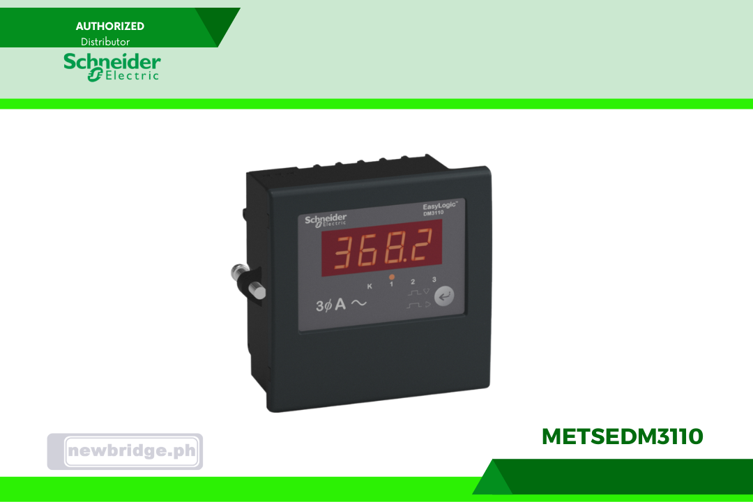 METSEDM3110, EasyLogic - Digital Panel Meter DM3000 - Ampermeter - three phases