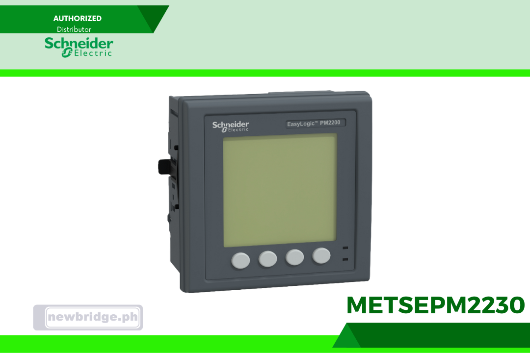 EasyLogic PM2230, Power & Energy meter, up to the 31st harmonic, LCD display, RS485, class 0.5S