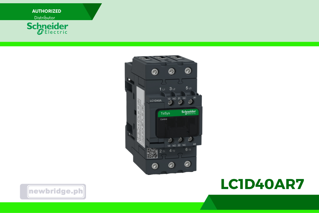 TeSys Deca contactor - 3P(3 NO) - AC-3/AC-3e - <= 440 V 40 A - 440 V AC 50/60 Hz coil