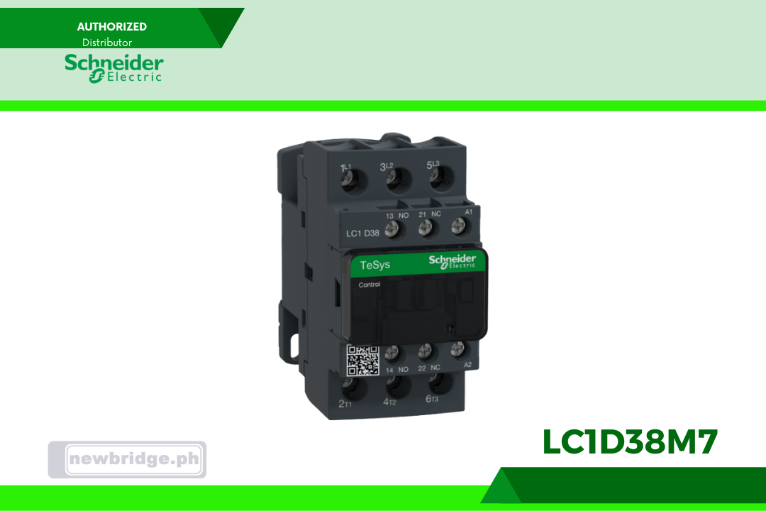 TeSys Deca contactor , 3P(3 NO) , AC-3/AC-3e , <= 440V, 38 A , 220V AC 50/60 Hz coil