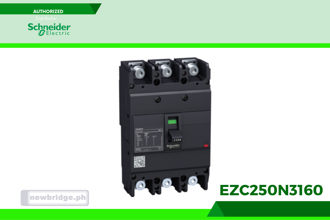 circuit breaker EasyPact EZC250N - TMD - 160 A - 3 poles 3d