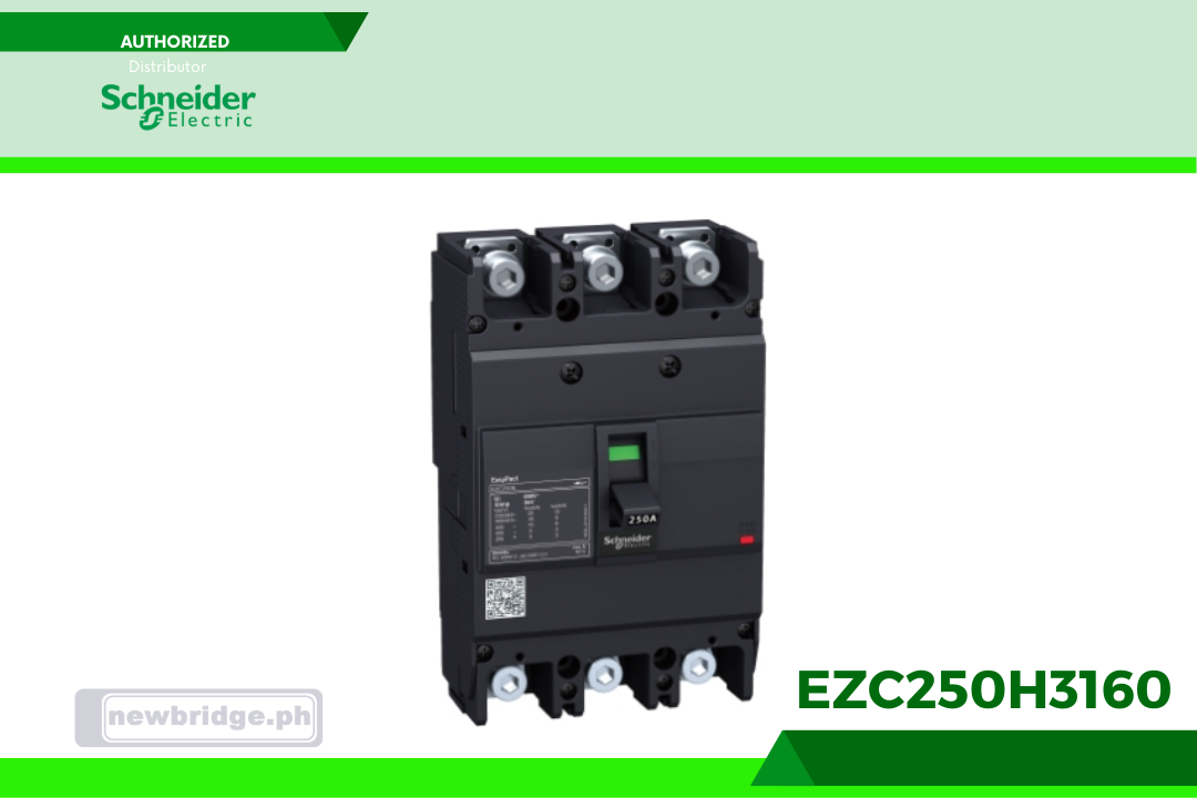 EZC250H3160 - Circuit Breaker EasyPact EZC250H - TMD - 160 A - 3 poles 3d