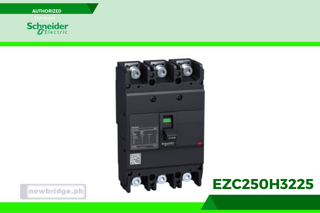 EZC250H3225 - Circuit Breaker EasyPact EZC250H - TMD - 225 A - 3 poles 3d