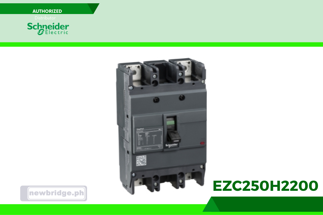 EZC250H2200 - Circuit Breaker EasyPact EZC250H - TMD - 200 A - 2 poles 2d