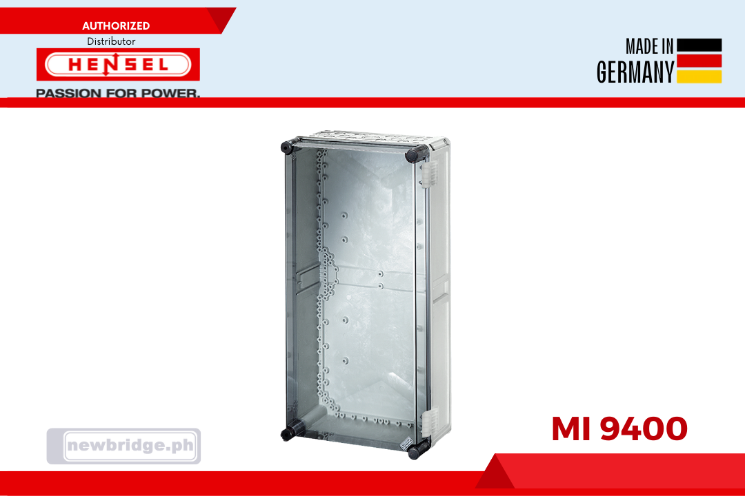 Mi 9400 Empty boxes with hinged lid, transparent IP65