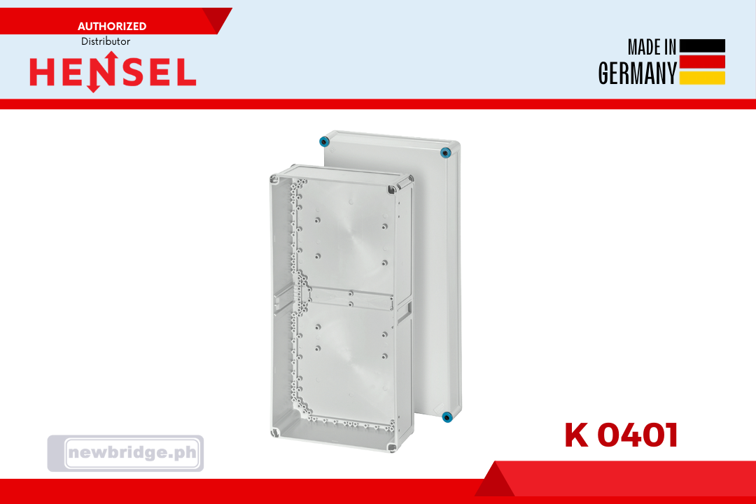 K 0401 Empty enclosures in accordance with IEC 62208 Polycarbonate IP66