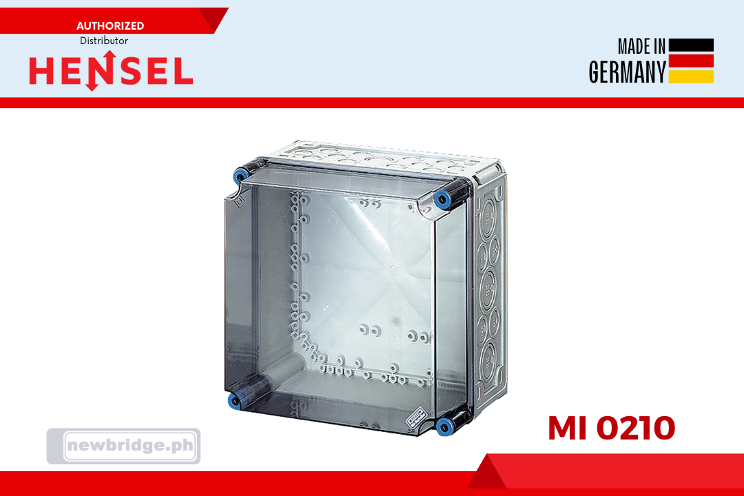 Mi 0210 Empty boxes with transparent lid (polycarbonate) IP65
