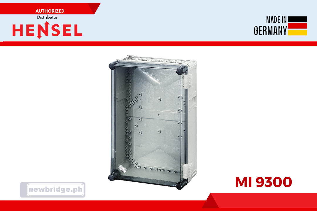 Mi 9300 Empty boxes with hinged lid, transparent IP65