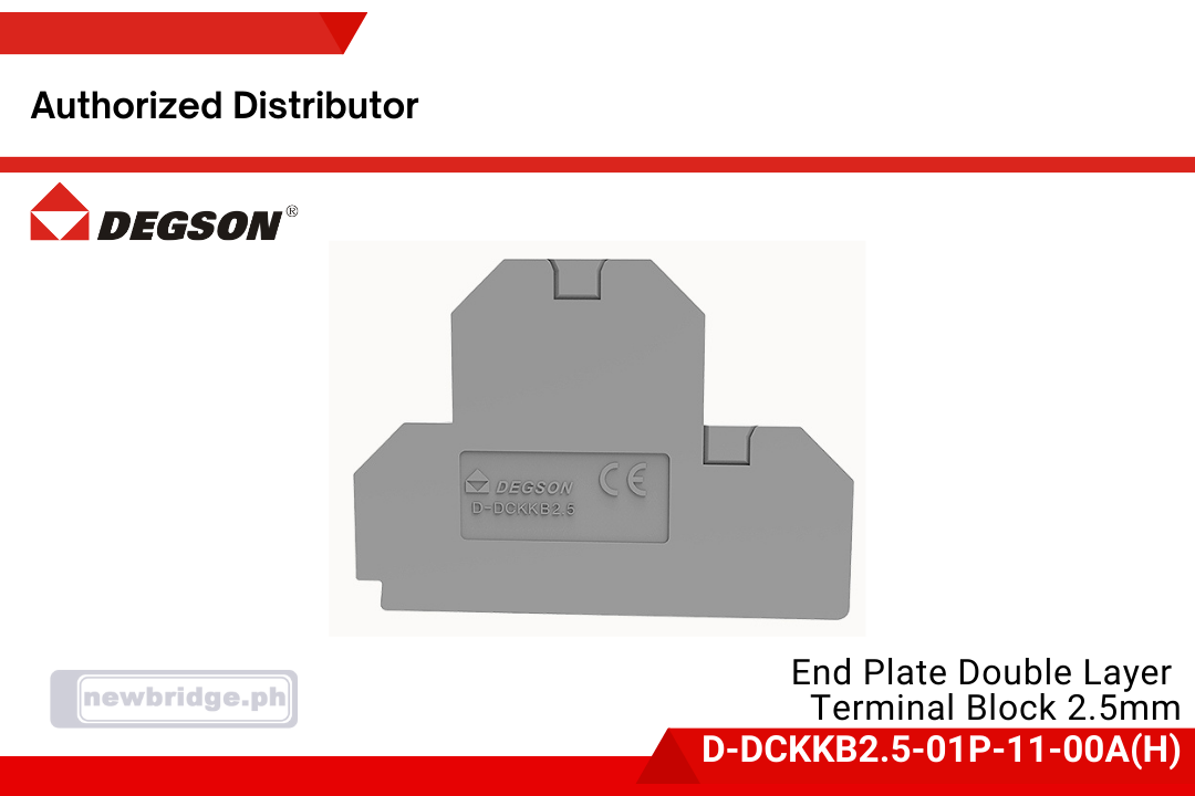 Degson End Plate Double Layer  Terminal Block 2.5mm