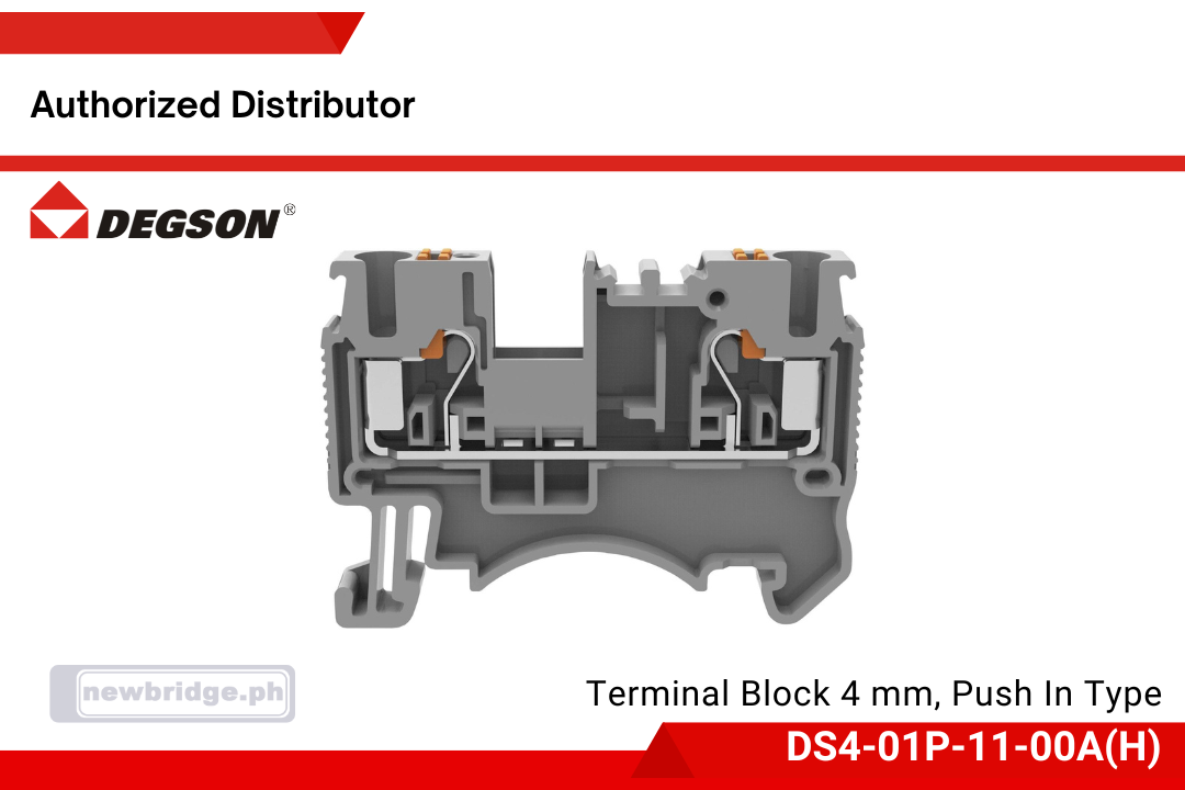 Degson Terminal Block 4 mm, Push In Type