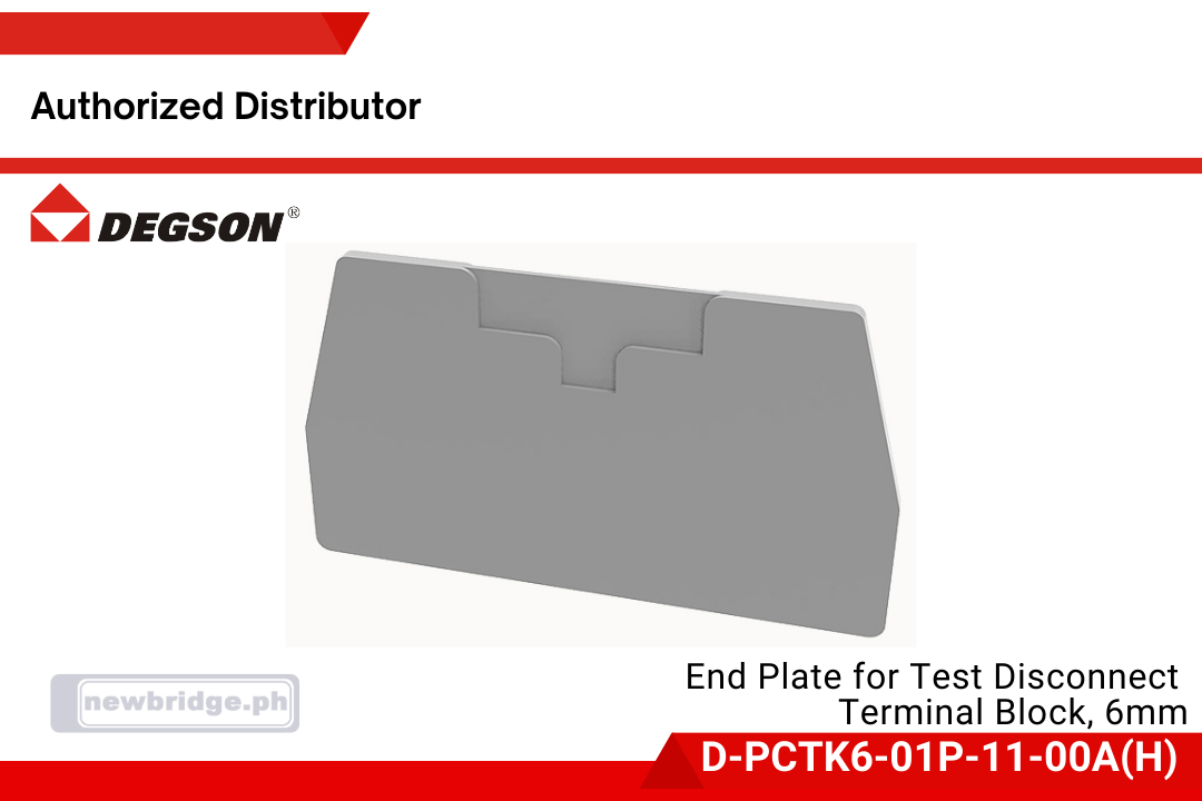 Degson End Plate for Test Disconnect  Terminal Block, 6mm