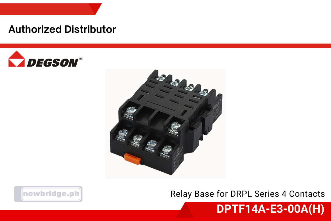 Degson Relay Base for DRPL Series 4 Contacts