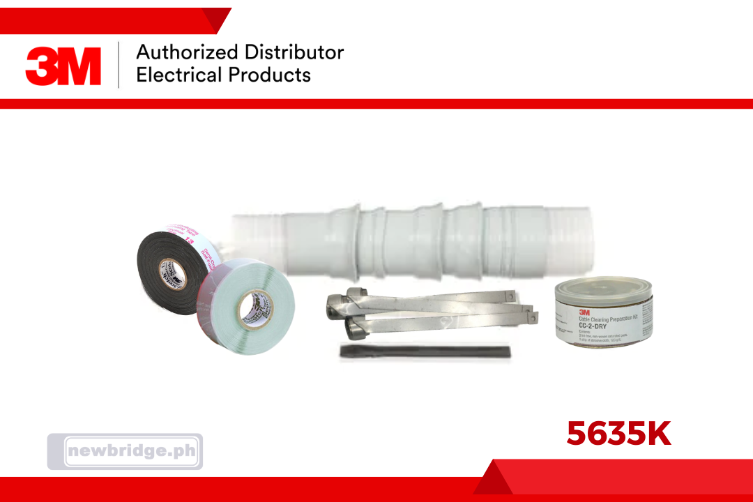 5635K, 3M™ Cold Shrink QT-II Outdoor Termination Kits, MAL 11KV 3X1C
